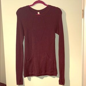 Lululemon Sweater in Burgandy